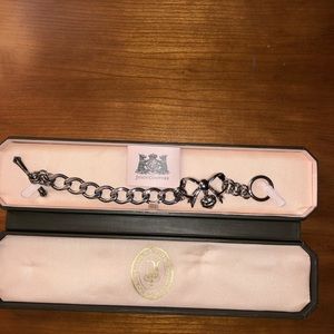 Juicy Couture silver bow bracelet